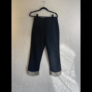 Alexis Cropped Black Pants
